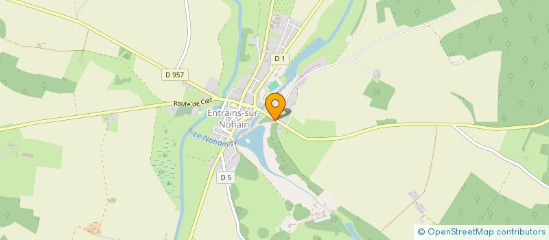 localisation de l'entreprise MONTESPAN EVENTS  ENTRAINS-SUR-NOHAIN