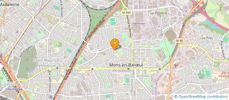 localisation de l'entreprise MONTESQUIEU  MONS-EN-BARUL