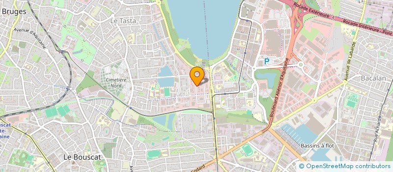 localisation de l'entreprise MONTESQUIEU  BRUGES