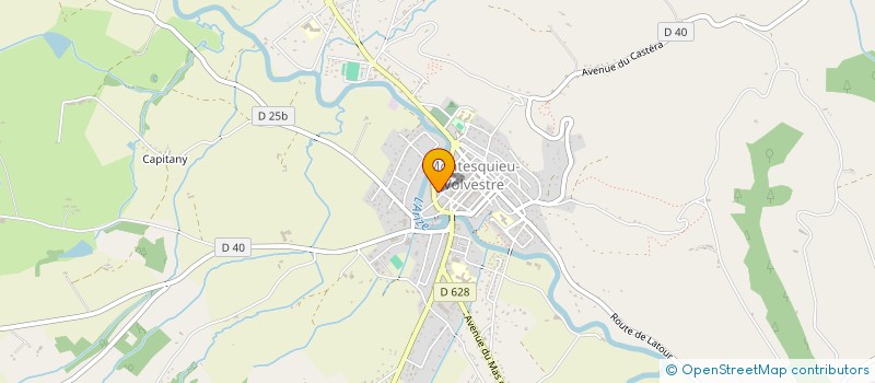 localisation de l'entreprise MONTESQUIEU AUDITION  MONTESQUIEU-VOLVESTRE