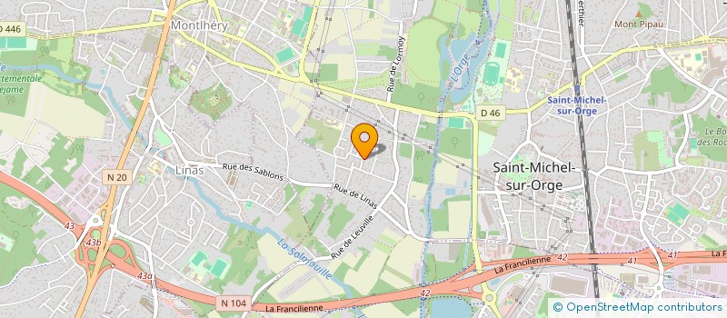 localisation de l'entreprise MONTESQUIEU INVEST à LONGPONT-SUR-ORGE