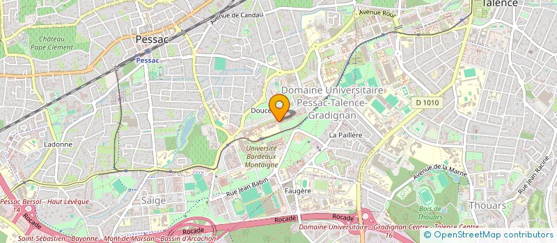 localisation de l'entreprise MONTESQUIEU L'ESPRIT DU POLITIQUE à PESSAC