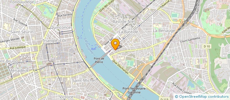 localisation de l'entreprise MONTESQUIEU RESTAURATION à BORDEAUX
