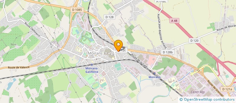 localisation de l'entreprise MONTESQUIEU RF  MOIRANS