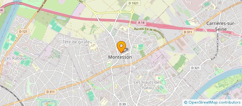localisation de l'entreprise MONTESSON BASKET CLUB à MONTESSON
