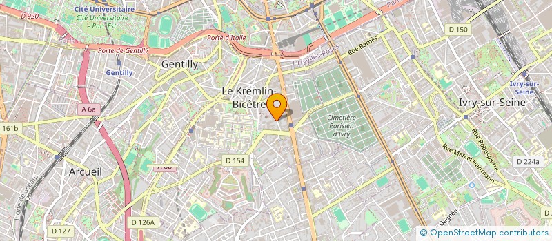 localisation de l'entreprise MONTESSORI 101 à LE KREMLIN-BICETRE
