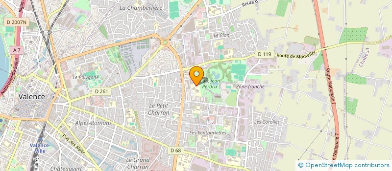 localisation de l'entreprise MONTESSORI A PETITS PAS à VALENCE