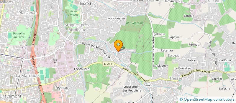 localisation de l'entreprise MONTESSORI AU QUOTIDIEN  ARTIGUES-PRES-BORDEAUX