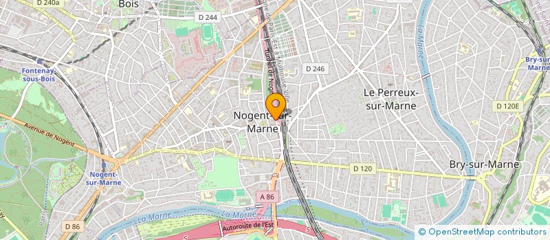 localisation de l'entreprise MONTESSORI DIFFUSION à NOGENT-SUR-MARNE