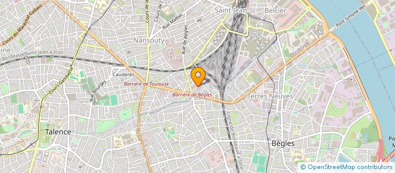localisation de l'entreprise MONTET PIERRE ET MAUGER JEAN PHILIPPE à BORDEAUX