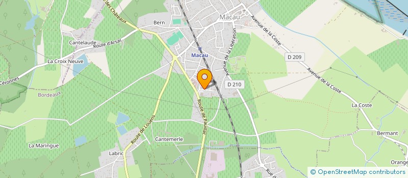 localisation de l'entreprise MONTEUR AQUITAIN à MACAU