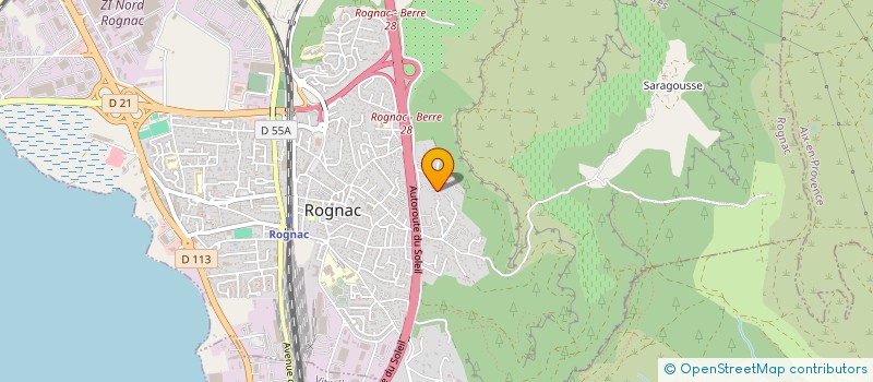 localisation de l'entreprise MONTEUR EVOLUTION FROID  ROGNAC