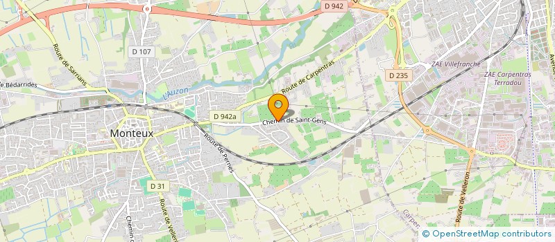 localisation de l'entreprise MONTEUX 2026  MONTEUX