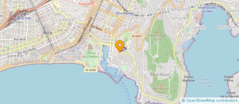 localisation de l'entreprise MONTEVARIN à NICE
