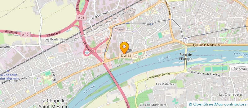 localisation de l'entreprise MONTEVEN  LA CHAPELLE-SAINT-MESMIN