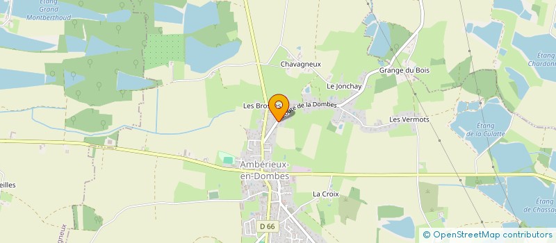 localisation de l'entreprise MONTEVERDI à AMBERIEUX-EN-DOMBES