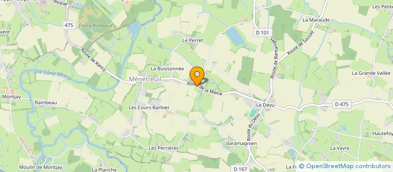 localisation de l'entreprise MONTEXEL  MONTPONT-EN-BRESSE