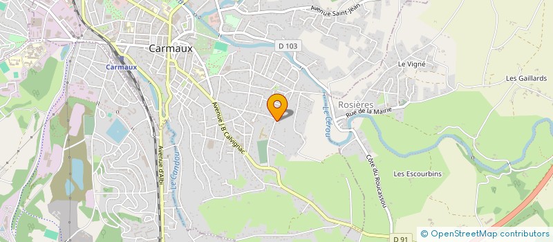 localisation de l'entreprise MONTEZUCCO  CARMAUX