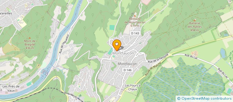 localisation de l'entreprise MONTFAUCON SOLIDARITES  MONTFAUCON