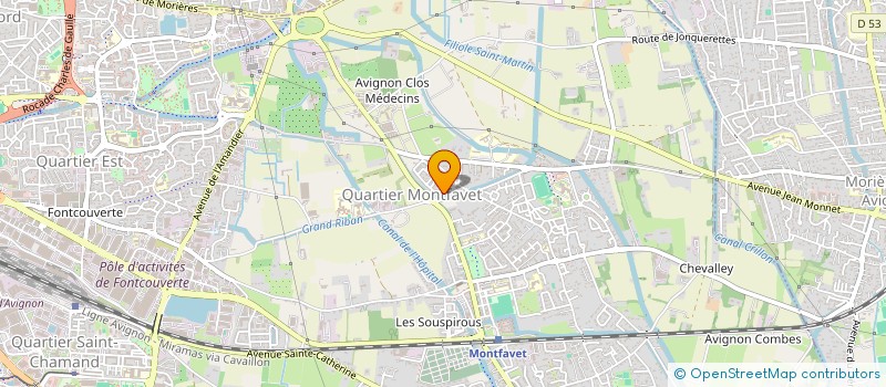 localisation de l'entreprise MONTFAVET BASKET CLUB à AVIGNON