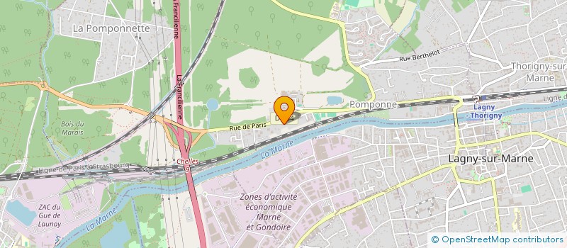 localisation de l'entreprise MONTFERMEIL BOBEDA à POMPONNE