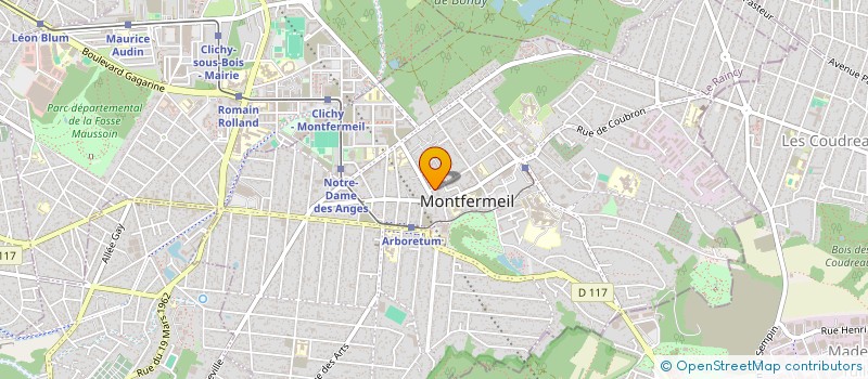 localisation de l'entreprise MONTFERMEIL METAUX à MONTFERMEIL