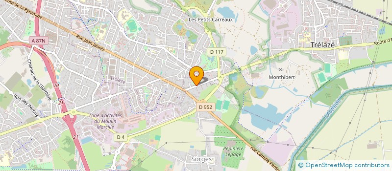 localisation de l'entreprise MONTFERRAND  LES PONTS-DE-CE