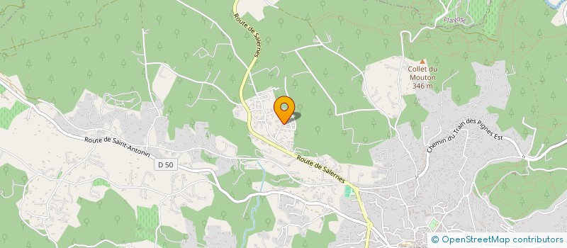 localisation de l'entreprise MONTFLEURY  LORGUES