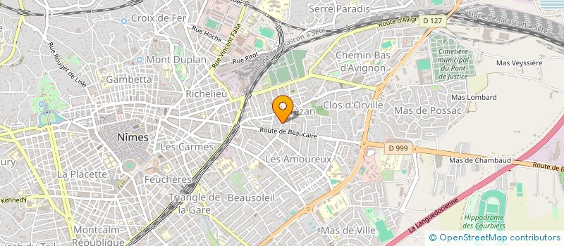 localisation de l'entreprise MONTFORT  NIMES