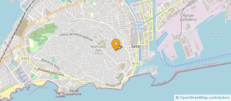 localisation de l'entreprise MONTFORT  SETE