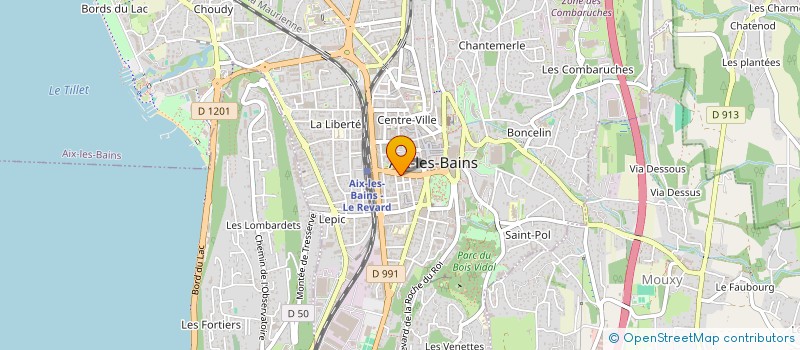 localisation de l'entreprise MONTFORT à AIX-LES-BAINS