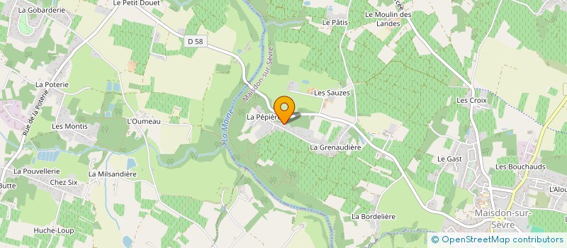 localisation de l'entreprise MONTFORT IMMOBILIER  MAISDON-SUR-SEVRE