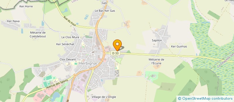 localisation de l'entreprise MONTFORT INVEST à HERBIGNAC