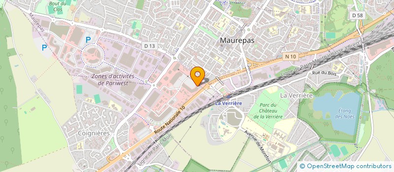 localisation de l'entreprise MONTFORT KM à COIGNIERES