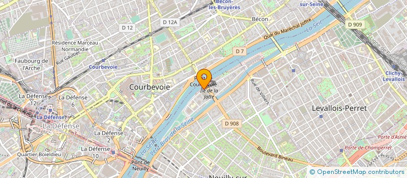 localisation de l'entreprise MONTFORT TRANSACTIONS à NEUILLY-SUR-SEINE