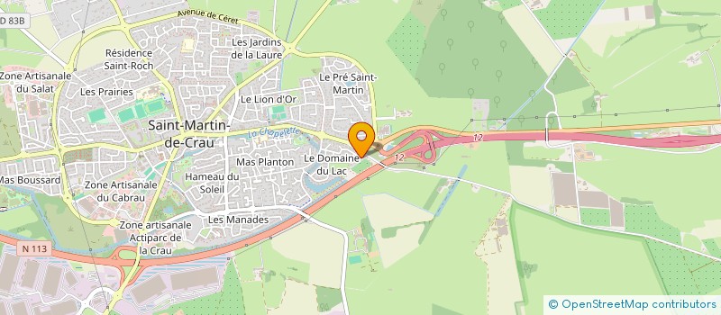 localisation de l'entreprise MONTFORTPINOT à SAINT-MARTIN-DE-CRAU