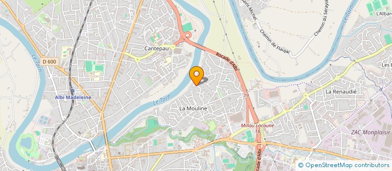 localisation de l'entreprise MONTG@ILL'ART  ALBI