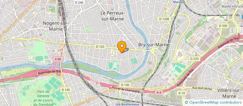 localisation de l'entreprise MONTGERMONT SARL à LE PERREUX-SUR-MARNE