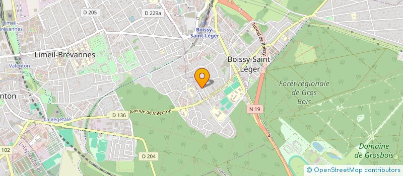 localisation de l'entreprise MONTGERON à MONTGERON