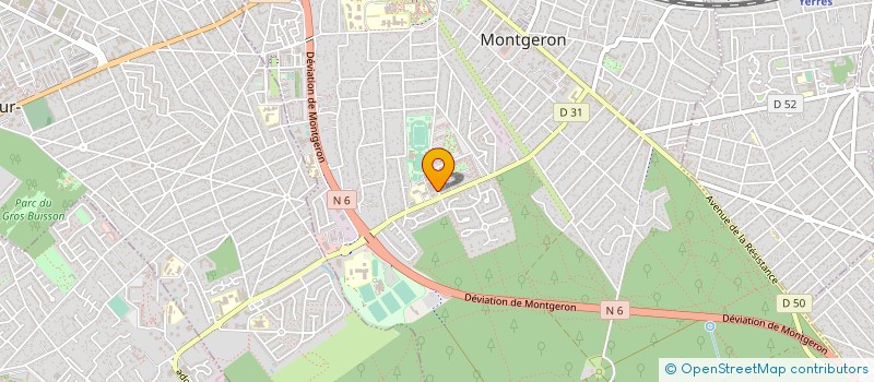 localisation de l'entreprise MONTGERON RANDONNEES à MONTGERON