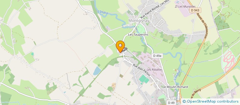 localisation de l'entreprise MONTGI'ACTIV à MONTGIVRAY