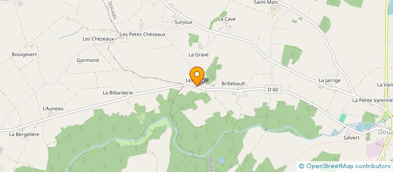 localisation de l'entreprise MONTGIEUX CORPORATE à LE BLANC