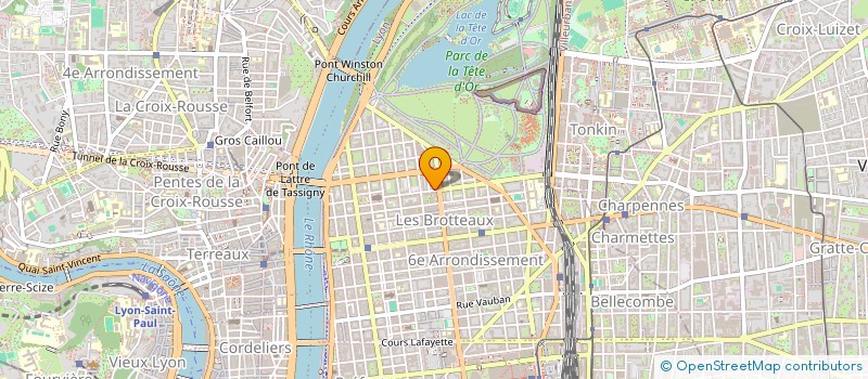 localisation de l'entreprise MONTGOLFIER 51  LYON