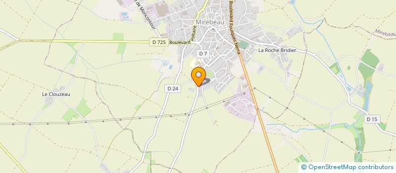 localisation de l'entreprise MONTGOLFIERE SENSATION  MIREBEAU