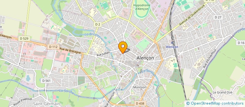 localisation de l'entreprise MONTGOLFIERES DE L ORNE à ALENCON