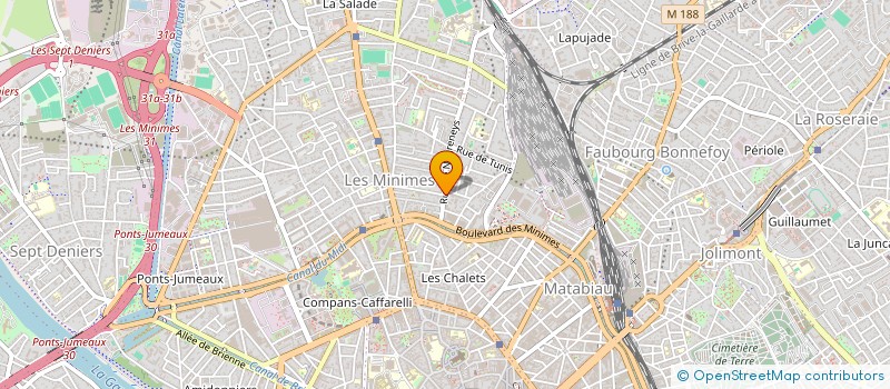 localisation de l'entreprise MONTGOLFIERES DE SAINT-ANTONIN  TOULOUSE