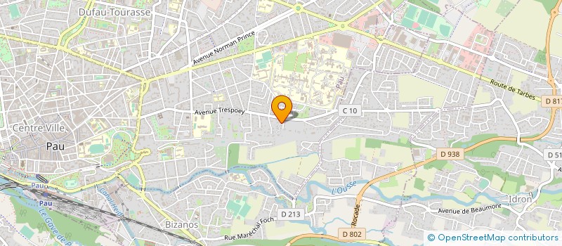 localisation de l'entreprise MONTGOLFIERES DES CAUSSES à PAU