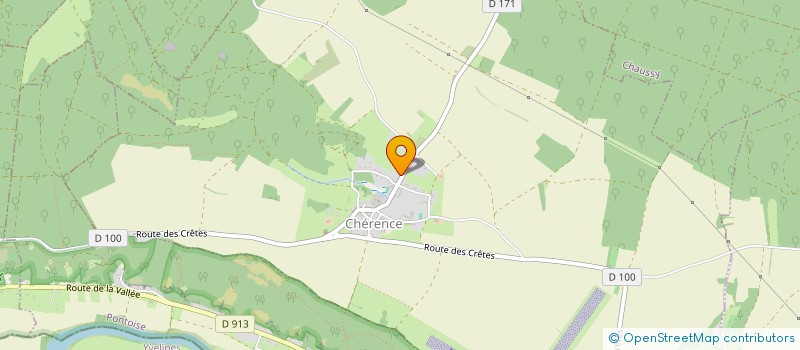 localisation de l'entreprise MONTGOLFIERES DU VEXIN à CHERENCE