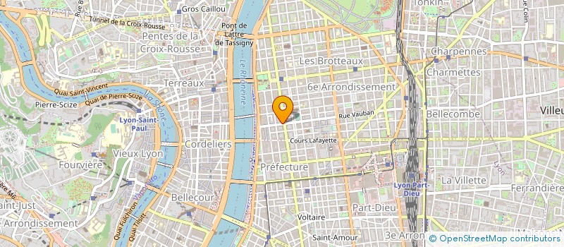 localisation de l'entreprise MONTGOUBLIN ET COMPAGNIE INTERNATIONAL  LYON 6EME