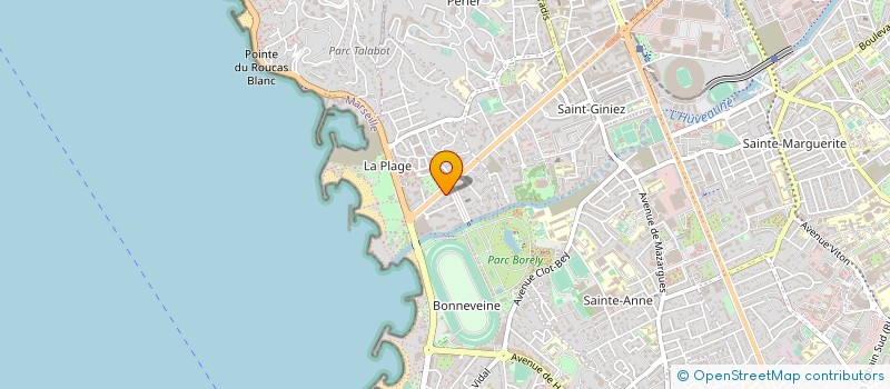 localisation de l'entreprise MONTGRAND  MARSEILLE